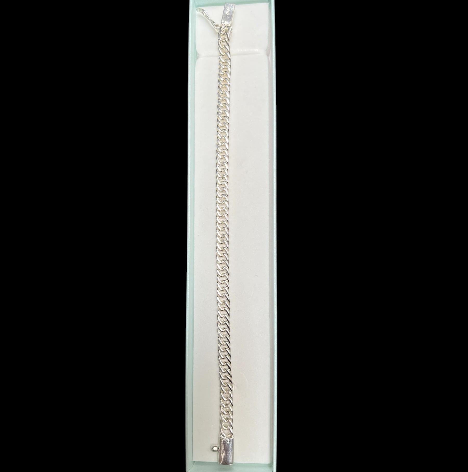 Pulsera de pura plata malla